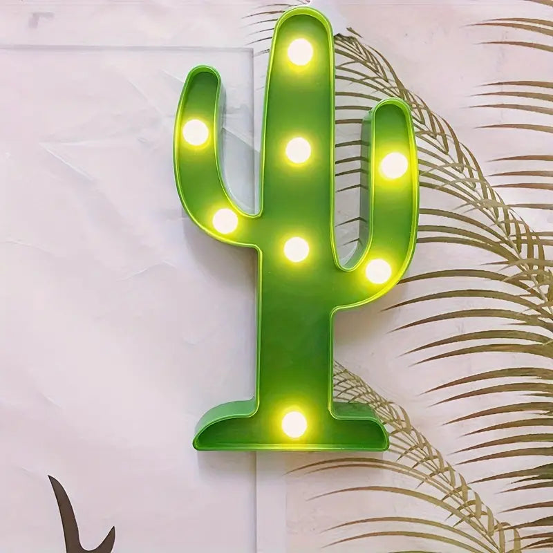 Lampada a Forma di Cactus da 25 cm - Illuminazione Decorativa e Originale per Ogni Ambiente