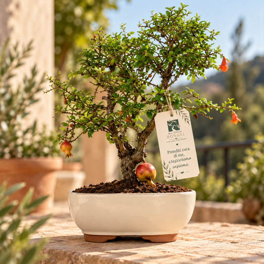 Bonsai di Melograno Nano (Punica granatum var. nana) – 8/9 anni
