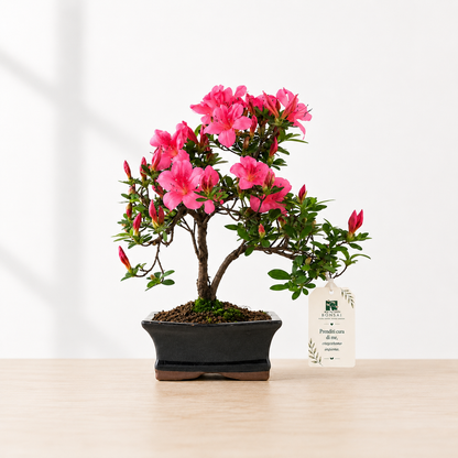 Bonsai di Azalea (Rhododendron Indicum)