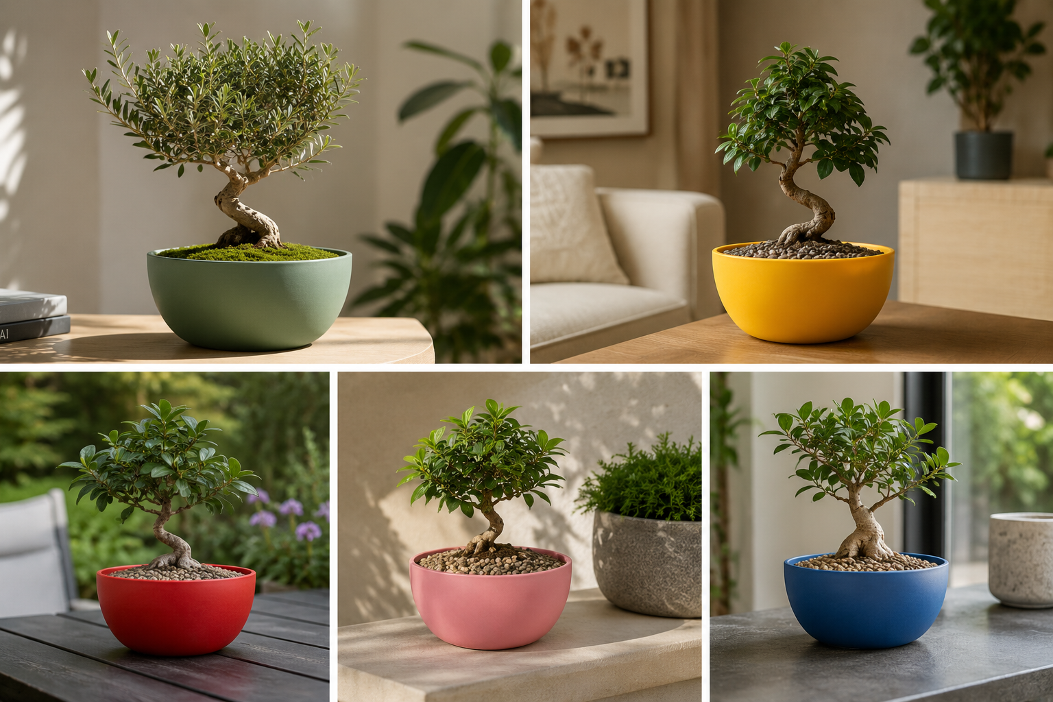 Vaso Vila Ø20 cm – Vaso Moderno per Bonsai
