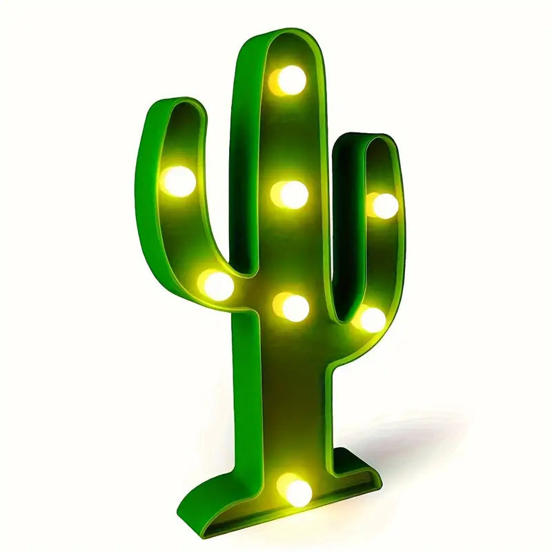 Lampada a Forma di Cactus da 25 cm - Illuminazione Decorativa e Originale per Ogni Ambiente