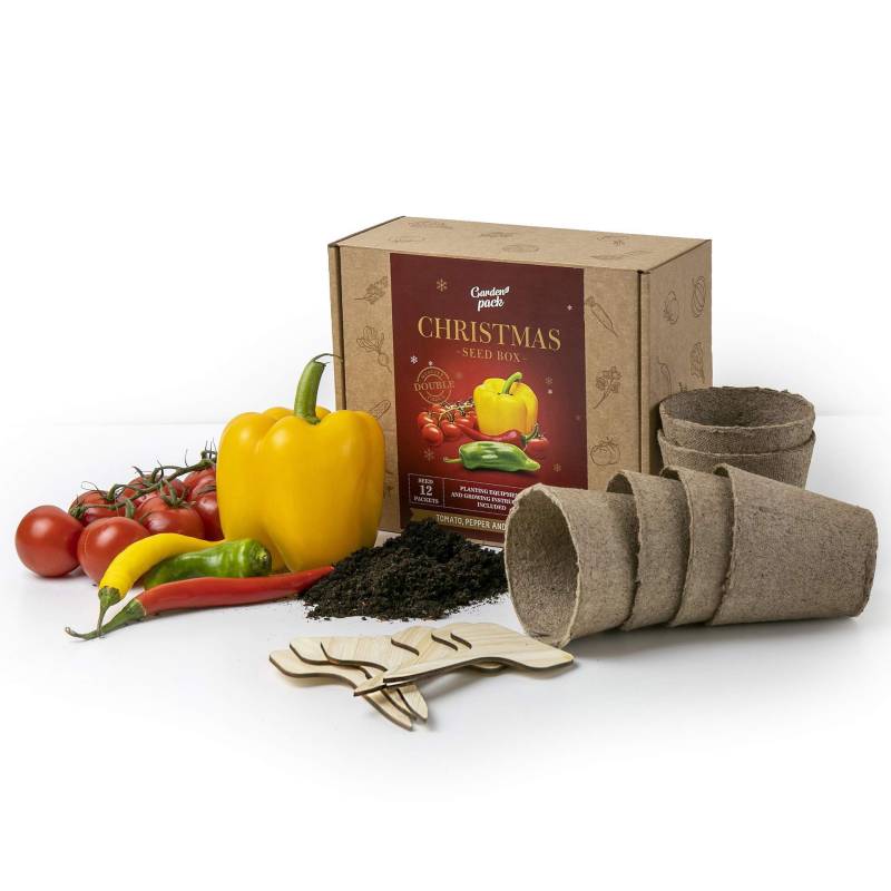 Kit di Semi "Christmas Edition" – Il Regalo Perfetto per le Festività!